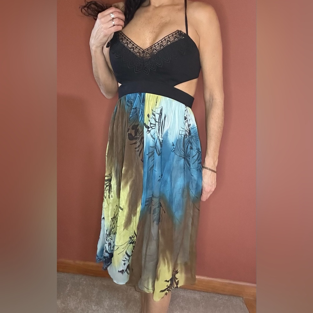 BCBGMAXAZRIA Backless party dress